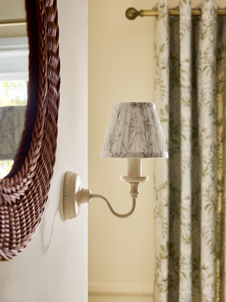 Laura Ashley Cream Pussywillow Wall Light - Image 2 of 6 Laura Ashley Cream Pussywillow Wall Light - Image 2 of 6