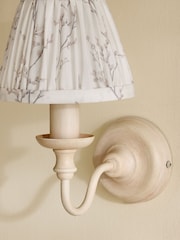 Laura Ashley Cream Pussywillow Wall Light - Image 4 of 6