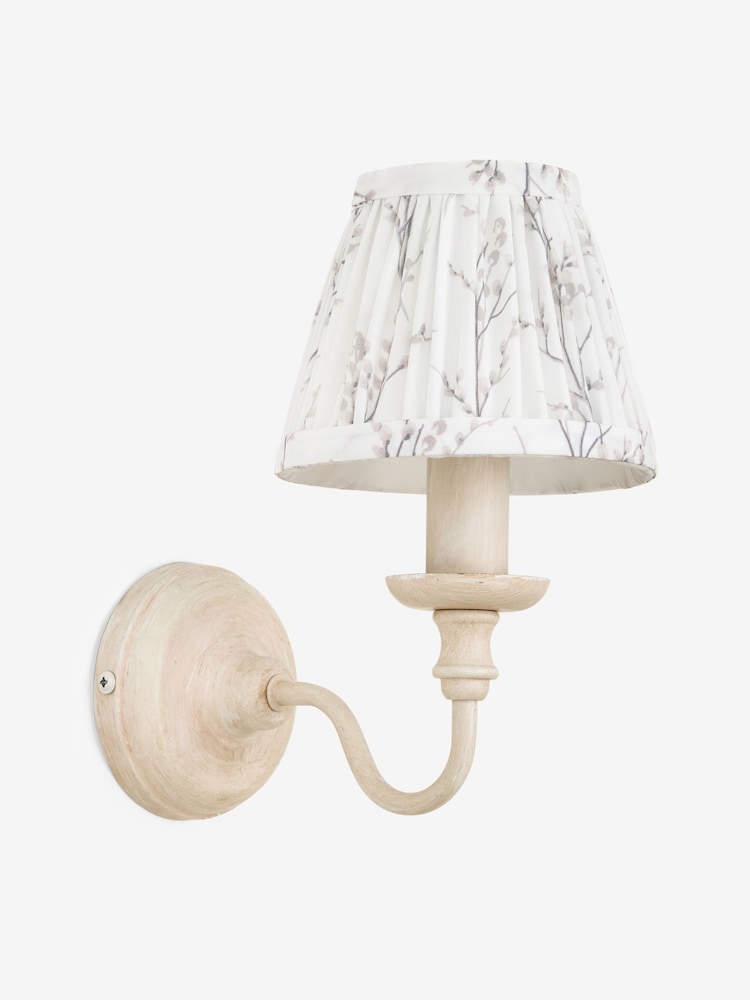 Laura Ashley Cream Pussywillow Wall Light - Image 6 of 6 Laura Ashley Cream Pussywillow Wall Light - Image 6 of 6