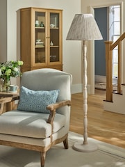 Laura Ashley Cream Pussywillow Floor Lamp - Image 2 of 6