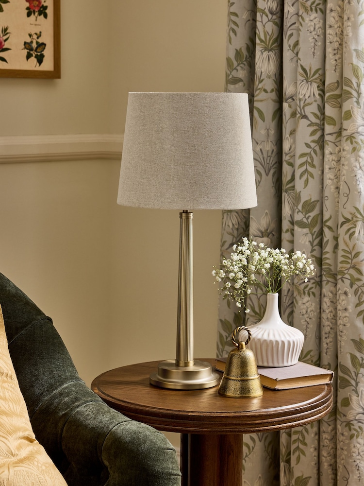 Laura Ashley Brass Sullivan Table Light - Image 2 of 6 Laura Ashley Brass Sullivan Table Light - Image 2 of 6