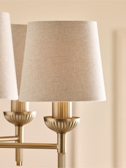 Laura Ashley Brass Sullivan Pendant Ceiling Light - Image 3 of 6