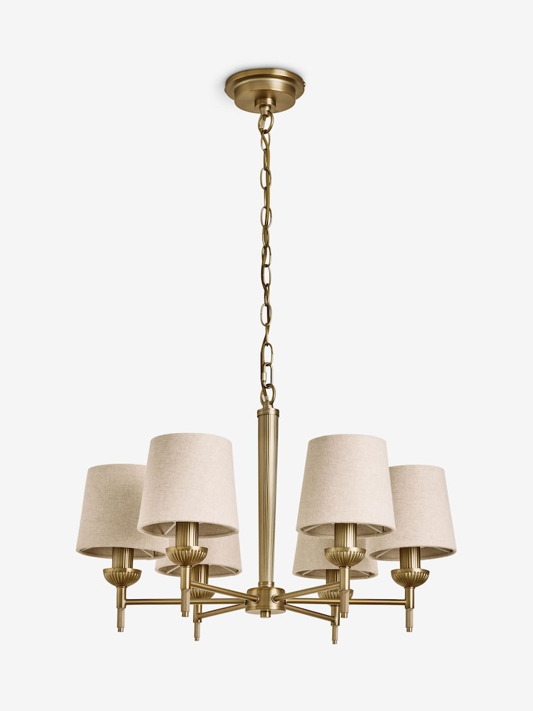 Laura Ashley Brass Sullivan Pendant Ceiling Light - Image 6 of 6 Laura Ashley Brass Sullivan Pendant Ceiling Light - Image 6 of 6
