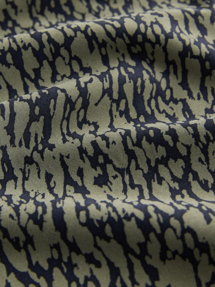 Kakigroen/zwart - Zwangerschapsbadpak met watervalhals - Afbeelding 10 van 10