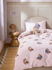 Bear Supersoft Brushed Cotton Duvet Cover and Pillowcase Set - Image 1 of 4