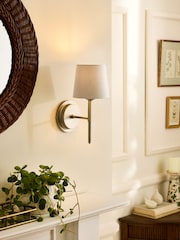 Laura Ashley Brass Sullivan Wall Light - Image 1 of 6