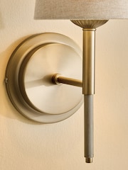 Laura Ashley Brass Sullivan Wall Light - Image 4 of 6