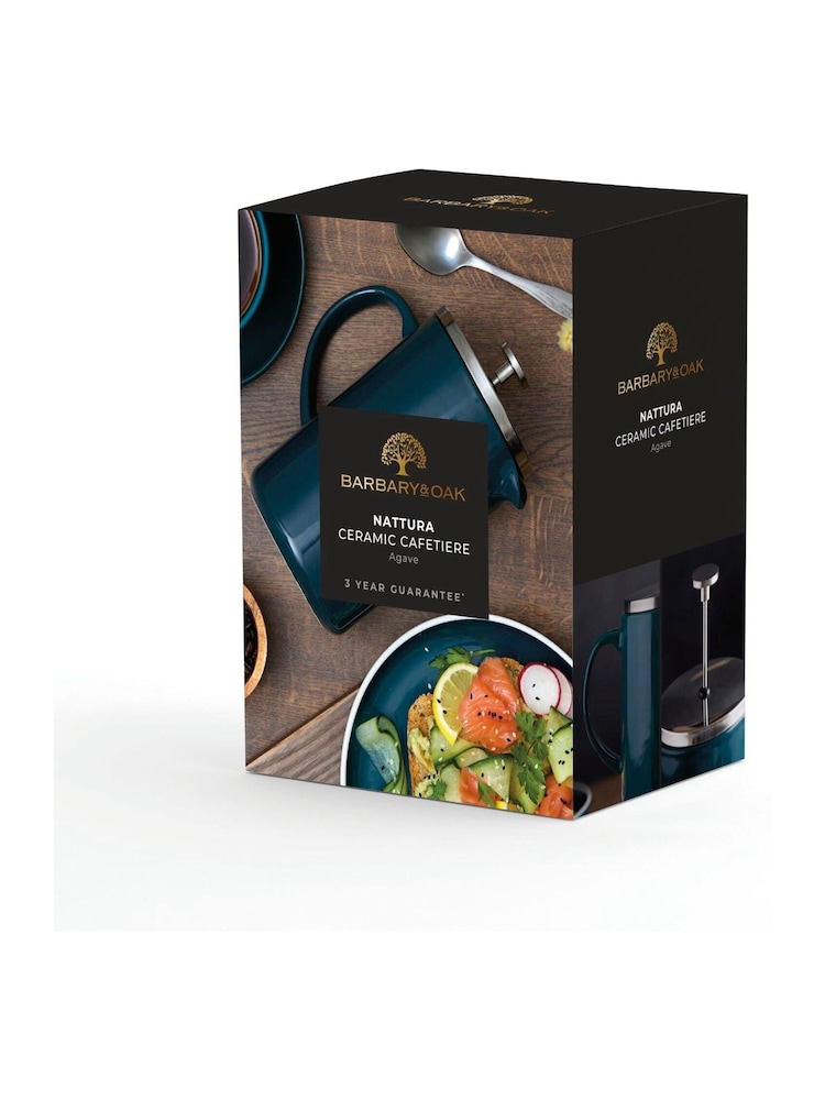 Barbary and Oak Agave Ceramic Cafetiere French Press with Plunger - Image 2 of 2