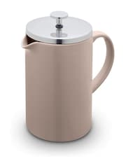 Barbary and Oak Beige Ceramic Cafetiere French Press with Plunger - Image 1 of 2