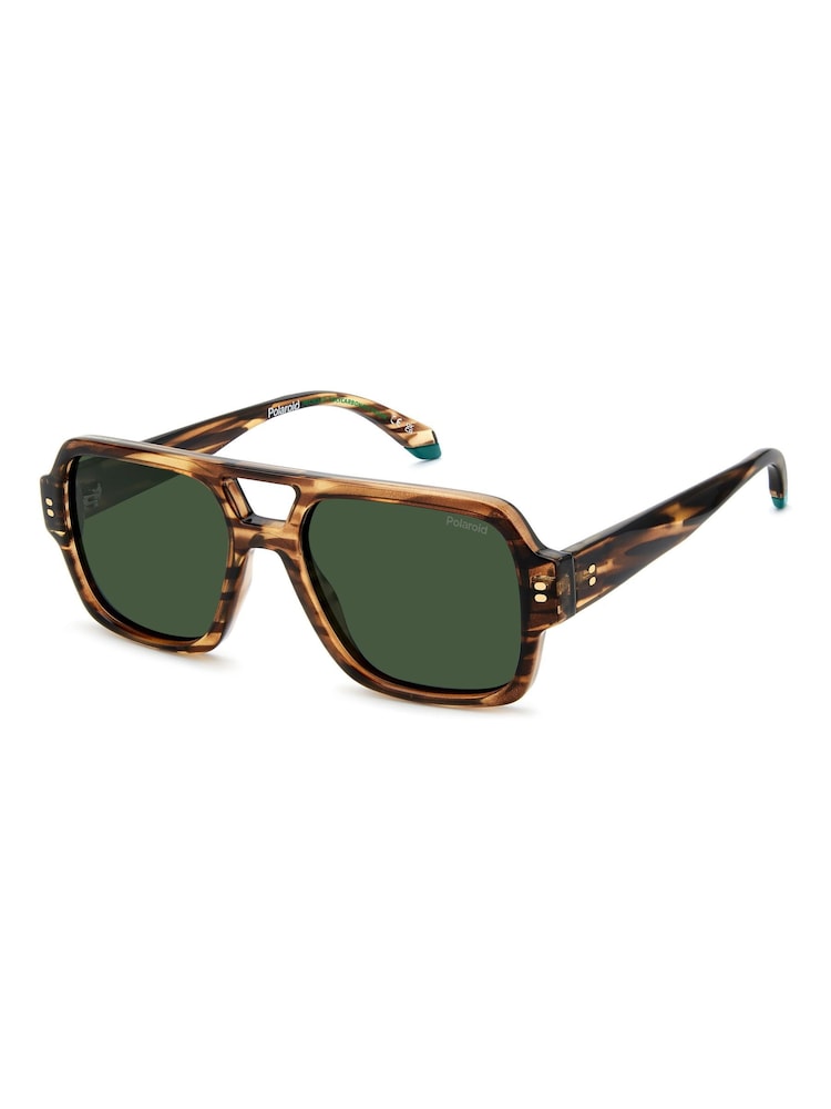 Polaroid Navigator Brown Sunglasses - Image 1 of 6
