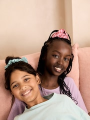 Pink/Green Woven Wide Leg Pyjamas 2 Pack (3-16yrs) - Image 9 of 9