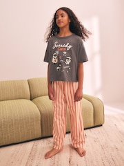 Naranja/gris - Pijama de Pernera ancha de Halloween 1 Pack (3-16años) - Imagen 2 de 9