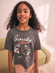 Naranja/gris - Pijama de Pernera ancha de Halloween 1 Pack (3-16años) - Imagen 3 de 9