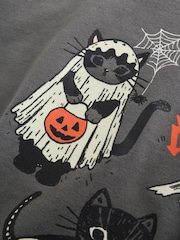 Naranja/gris - Pijama de Pernera ancha de Halloween 1 Pack (3-16años) - Imagen 8 de 9