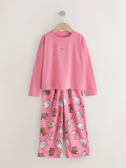 Pink/Blue Capybara Wide Leg Pyjamas 3 Pack (3-16yrs) - Image 7 of 12