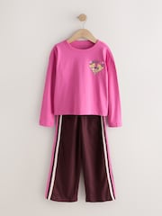 Green/Pink Wide Long Leg Pyjamas 3 Pack (3-16yrs) - Image 4 of 7