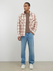 River Island Blue Straight Fit Jeans - Image 3 of 4