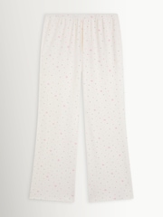 TALA White Soft Lounge Drawstring Wide Leg Trousers - Image 4 of 5