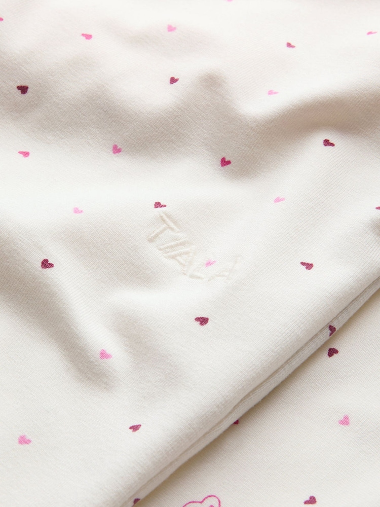 TALA White Soft Lounge Drawstring Wide Leg Trousers - Image 5 of 5