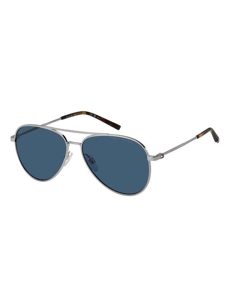 Tommy Hilfiger Natural Pilot Sunglasses - Image 1 of 5