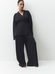 Black Studio Tie Waist Cardigan - Image 2 of 5