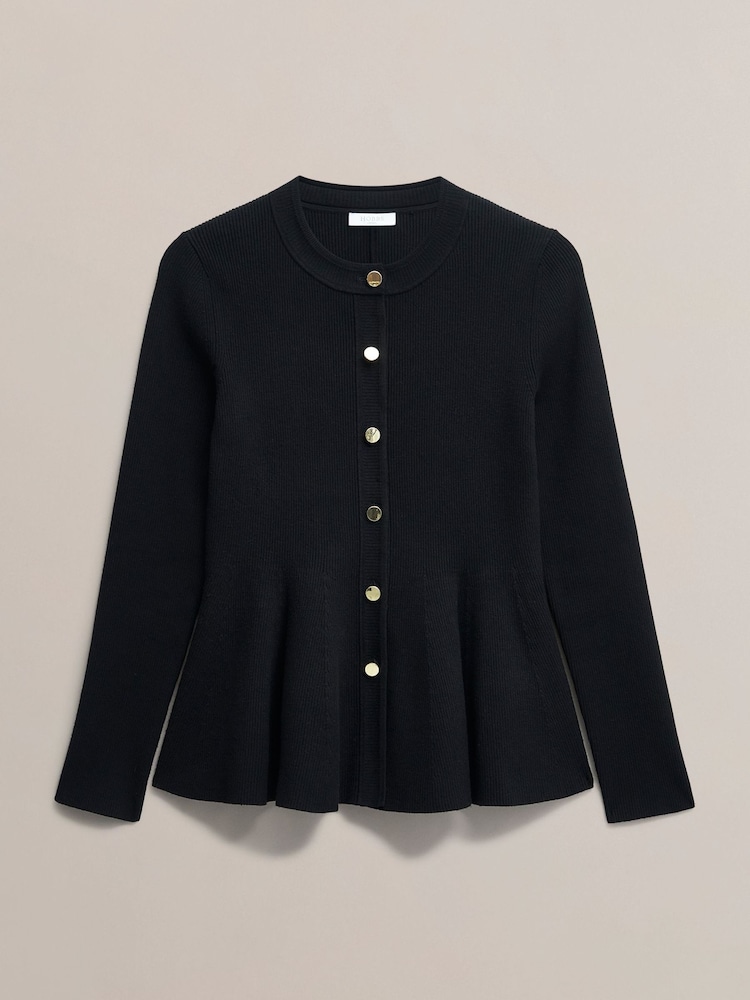 Hobbs Black Bridget Knitted Jacket - Image 4 of 4