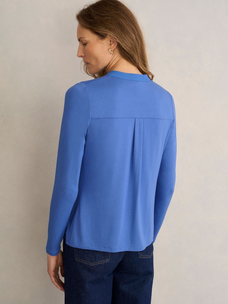 Hobbs Blue Tiana Top - Image 2 of 4 Hobbs Blue Tiana Top - Image 2 of 4