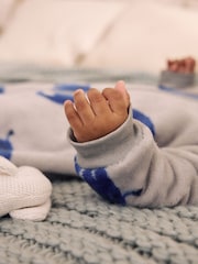 Blue Elephant 2.5 Tog Fleece Baby Sleep Bag - Image 2 of 3