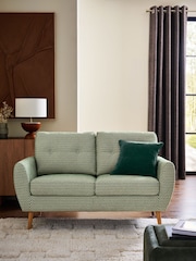 Geo Chenille Green Wilson 2 Seater Sofa - Image 1 of 8