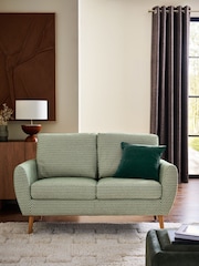 Geo Chenille Green Wilson 2 Seater Sofa - Image 2 of 8