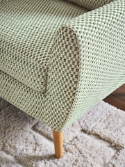 Geo Chenille Green Wilson 2 Seater Sofa - Image 3 of 8