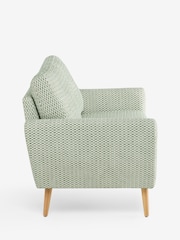 Geo Chenille Green Wilson 2 Seater Sofa - Image 7 of 8