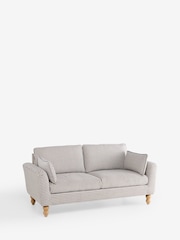 Chenille Stripe Slate Blue Emory 3 Seater Sofa in a Box - Image 5 of 8