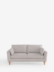 Chenille Stripe Slate Blue Emory 3 Seater Sofa in a Box - Image 6 of 8