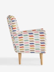 Drifted Geo Multi Wilson Highback Armchair - Image 6 of 7