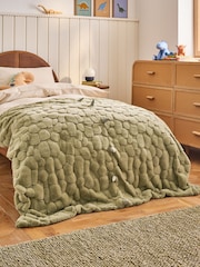 3D Dino Spikes Fleece Throw - Image 1 of 5