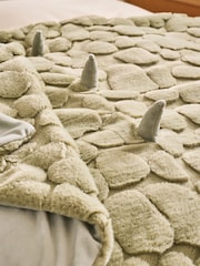 3D Dino Spikes Fleece Throw - Image 2 of 5