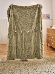 3D Dino Spikes Fleece Throw - Image 4 of 5
