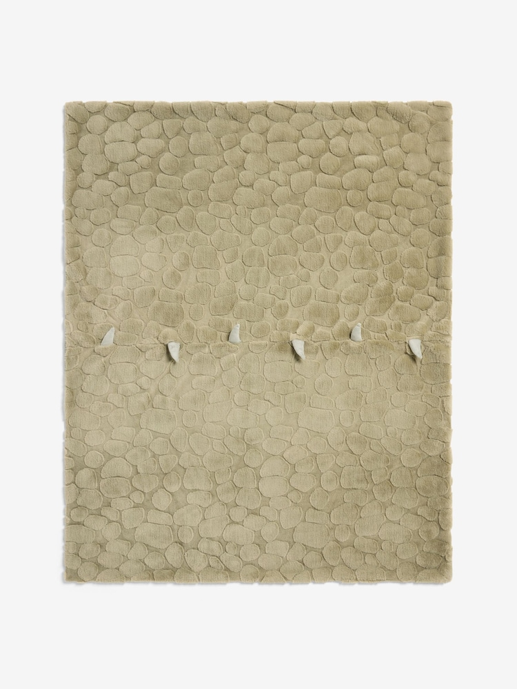 3D Dino Spikes Fleece Throw - Image 5 of 5 3D Dino Spikes Fleece Throw - Image 5 of 5