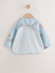 Blue Egg Weaning And Feeding Sleeved Bib - Image 5 of 8