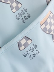 Blue Egg Weaning And Feeding Sleeved Bib - Image 7 of 8