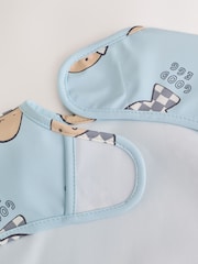 Blue Egg Weaning And Feeding Sleeved Bib - Image 8 of 8