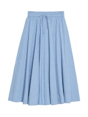 Albaray Blue Stripe Skirt - Image 4 of 4
