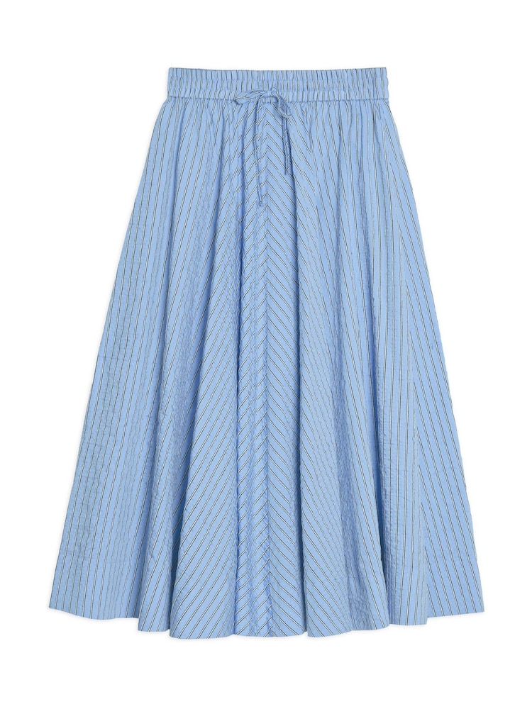 Albaray Blue Stripe Skirt - Image 4 of 4