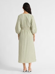 Albaray Green Stripe Dress - Image 2 of 5