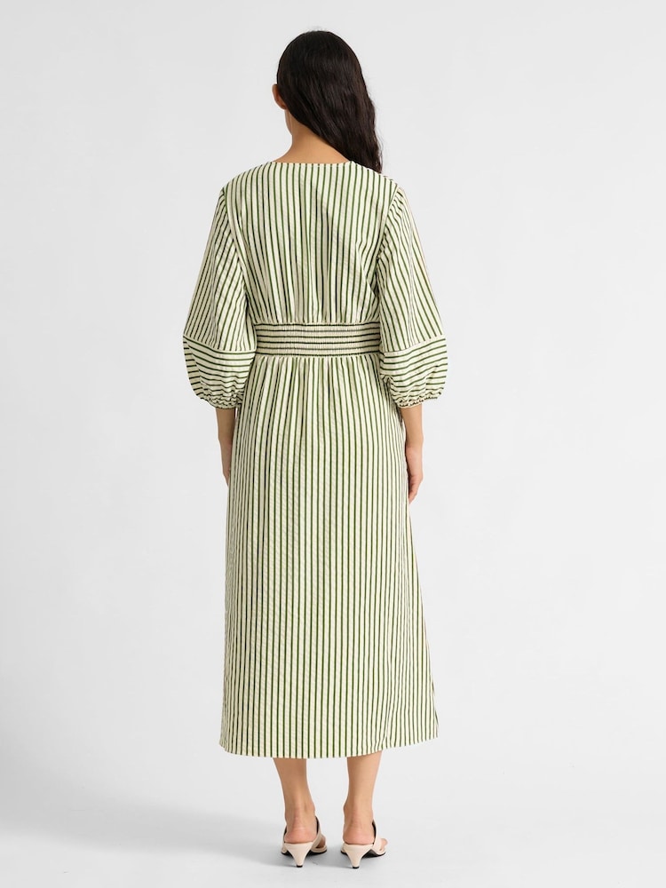 Albaray Green Stripe Dress - Image 2 of 5