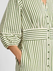 Albaray Green Stripe Dress - Image 3 of 5