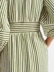 Albaray Green Stripe Dress - Image 4 of 5