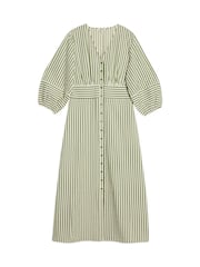 Albaray Green Stripe Dress - Image 5 of 5