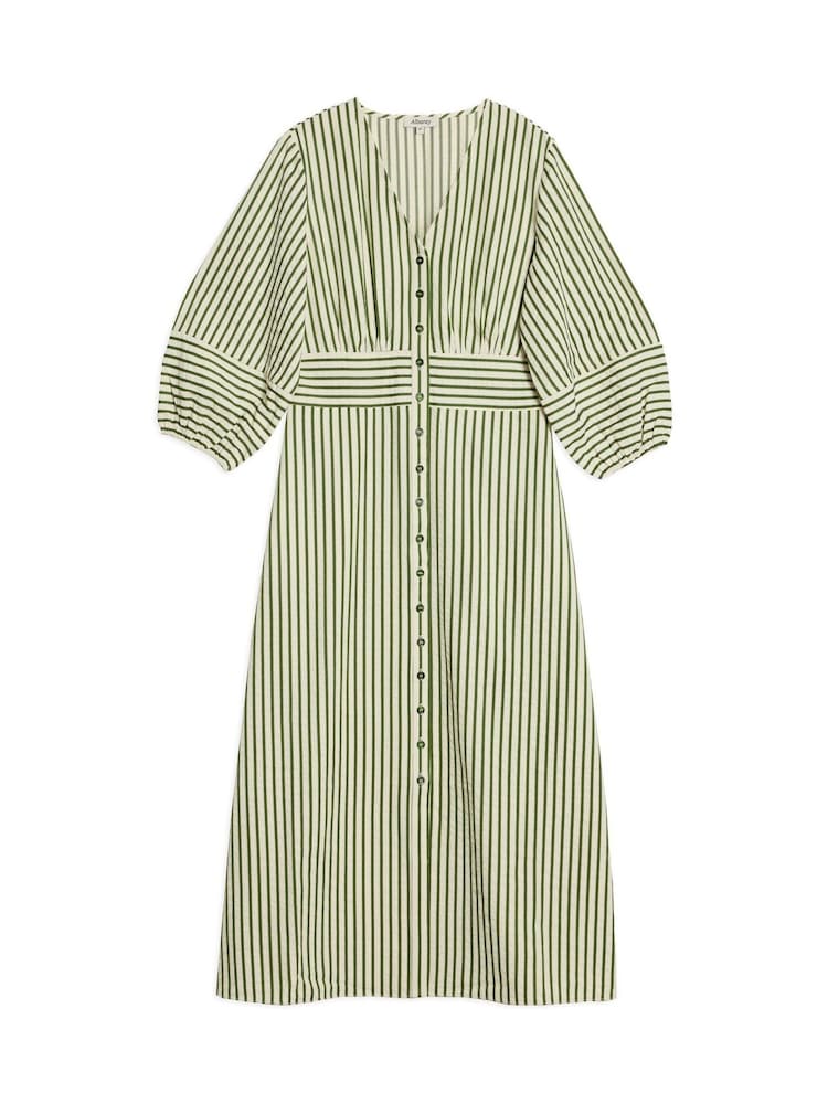 Albaray Green Stripe Dress - Image 5 of 5
